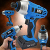 12V Max Brushed Powerful Cordless Impact Drill Driver Tool Li-Ion battery 1/4 in - Sellabi