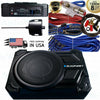 Blaupunkt GTHS131 200W 8" Bass Boost Super Active Subwoofer + 8 Gauge 1500W BLUE - Sellabi