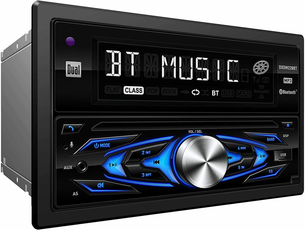 NEW DUAL DXDM228BT DOUBLE DIN MP3 CD USB AUX CAR STEREO RECEIVER WITH BLUETOOTH - Sellabi