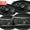 4x PIONEER TS-A6976S 6" x 9" 3-WAY POWER 1100 WATTS CAR AUDIO COAXIAL SPEAKERS - Sellabi