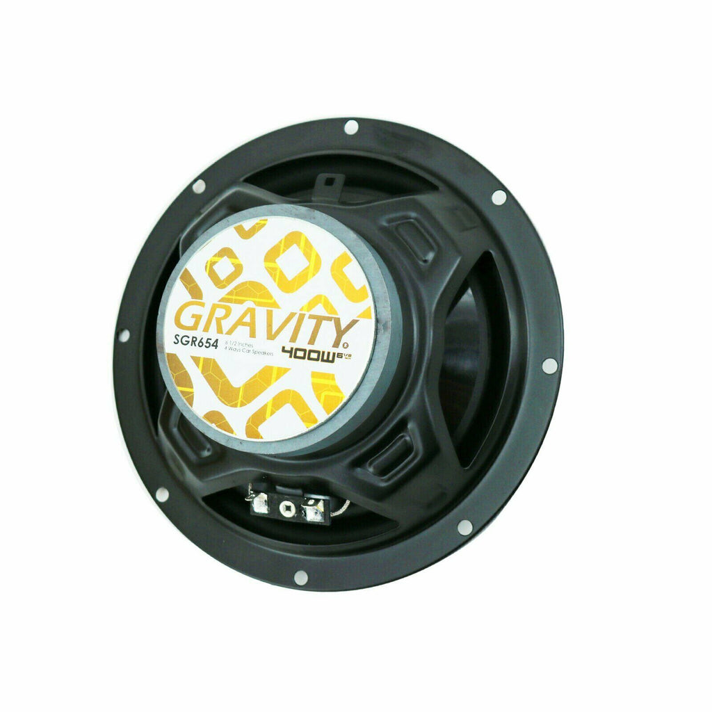 Gravity SGR654 6.5" 4-Way CAR AUDIO Full Range  Speakers - 800W max Pair - Sellabi