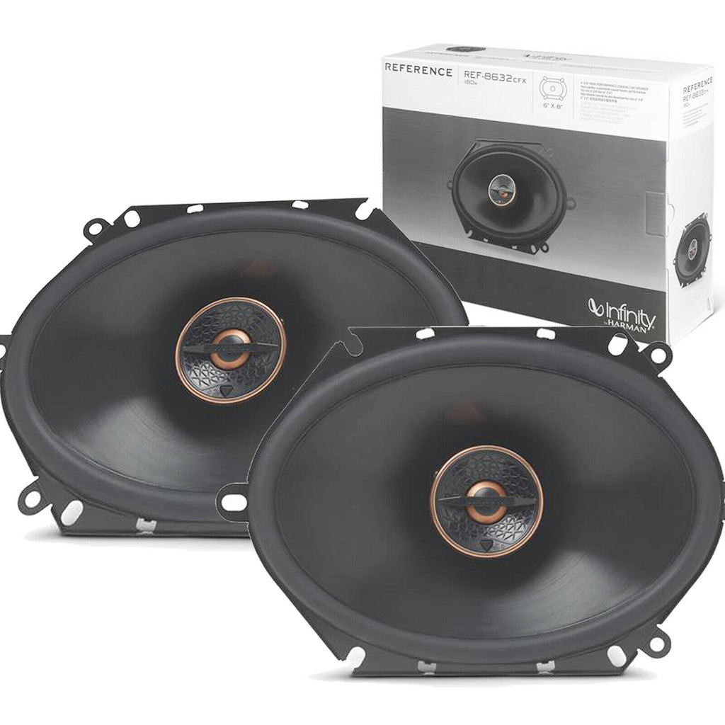 INFINITY REFERENCE REF-8632CFX CAR AUDIO 6" x 8" COAXIAL 180W SPEAKERS | 1 PAIR - Sellabi