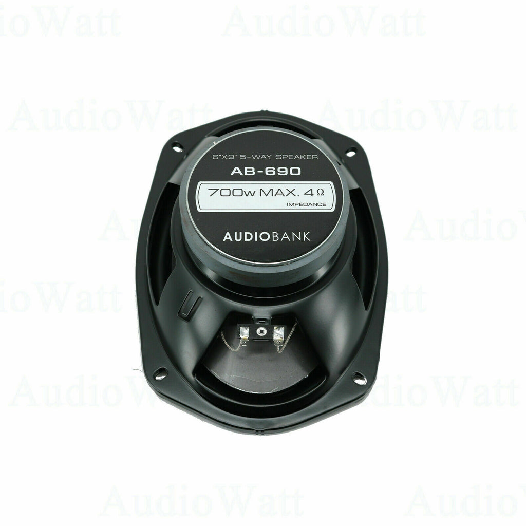 2x Audiobank AB-690 6x9" 700 Watts MAX 5-Way Car Audio Stereo Coaxial Speakers - Sellabi