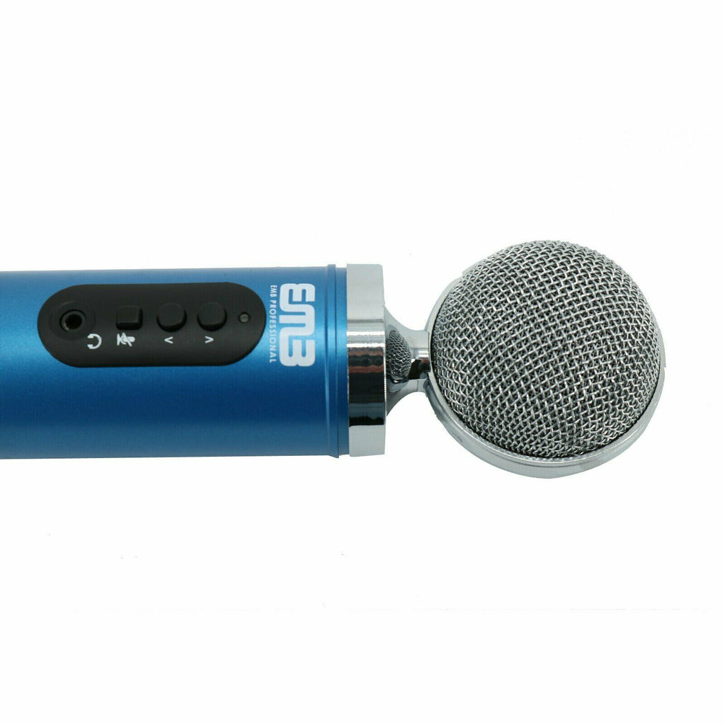 EMC960 Multi Pattern Recording Large Diaphragm Condenser Studio Microphone Blue - Sellabi