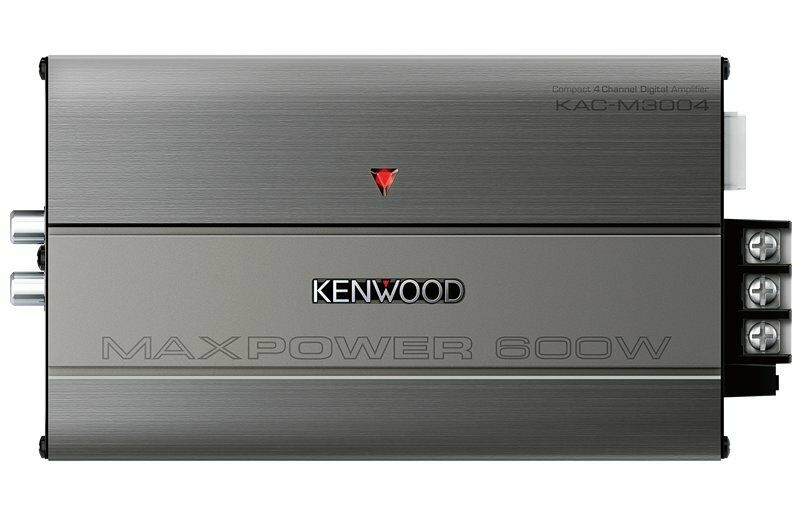 NEW Kenwood KAC-M3004 600 Watts 4-Channel Motorcycle Class D Marine Amplifier - Sellabi