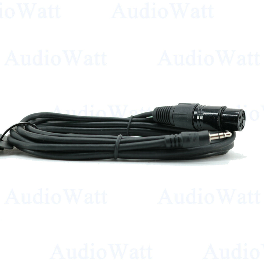 1x 12 Feet 16 Gauge XLR to 3.5MM Microphone Cable For Laptop Phone Mic Plug - Sellabi