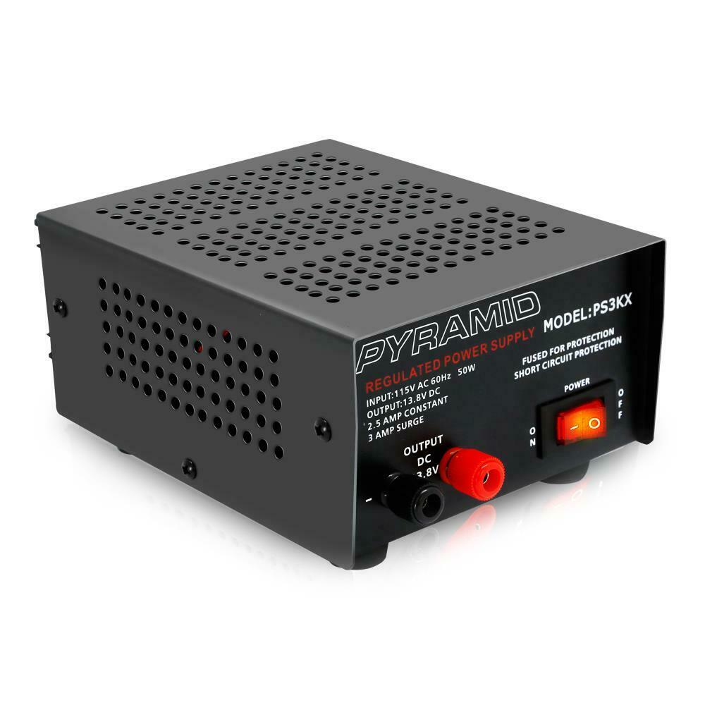 Pyramid PS3KX Linear / Regulated Bench Power Supply, AC-to-DC Power Converter - Sellabi