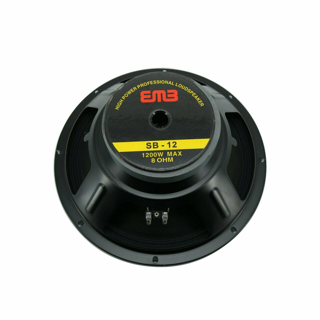 2x EMB SB-12 1200W 12" 8-Ohm Replacement Speaker for JBL,Yamaha,Cerwin,Peavey... - Sellabi