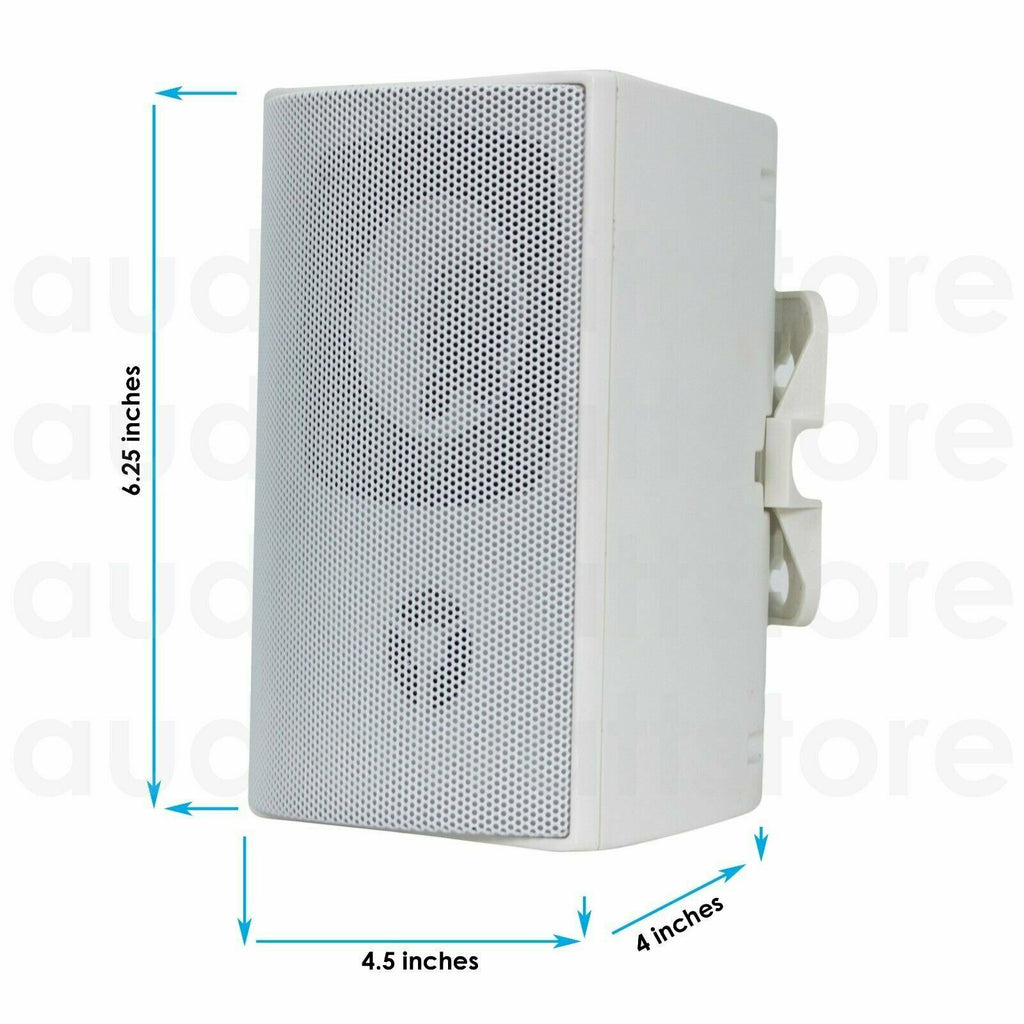 EMB ECW10 100W Full Range Indoor / Outdoor Waterproof Speaker - White (Single) - Sellabi