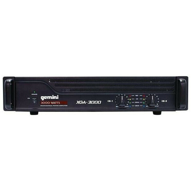 Gemini XGA-3000 2 Channel Professional A/B Bridge PA System Music Amplifier UC - Sellabi