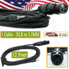 1x 12 Feet 16 Gauge XLR to 3.5MM Microphone Cable For Laptop Phone Mic Plug - Sellabi